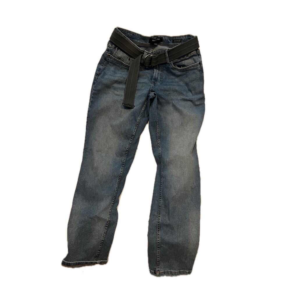 Kenneth Cole NYC Athletic Fit Jeans Mens 32x30 w Belt